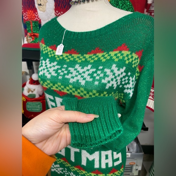 Kristal Kobe Merry Christmas Sweater - Picture 5 of 5